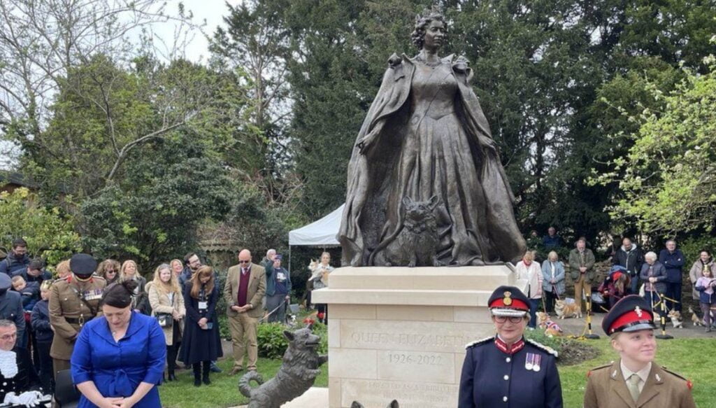 The Unveiling Ceremony of Queen Elizabeth II's statue in Oakham