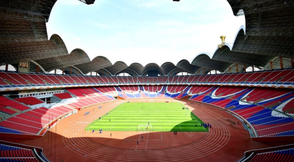 Largest Soccer Stadium:  Rungrado 1st of May Stadium 